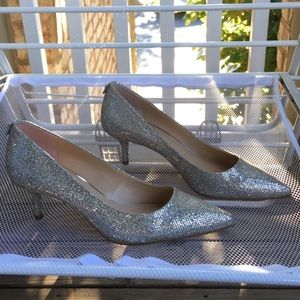Sparkly Kitten Heel